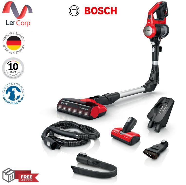 (BOSCH) เครื่องดูดฝุ่นไร้สาย Unlimited 7 ProAnimal สีแดง รุ่น BBS711ANM