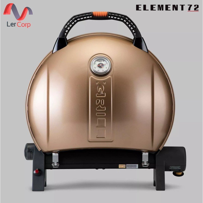 (Element72)O'Grill เตาย่างแก๊สพกพา รุ่น PORTABLE GAS GRILL 900 สี GOLD