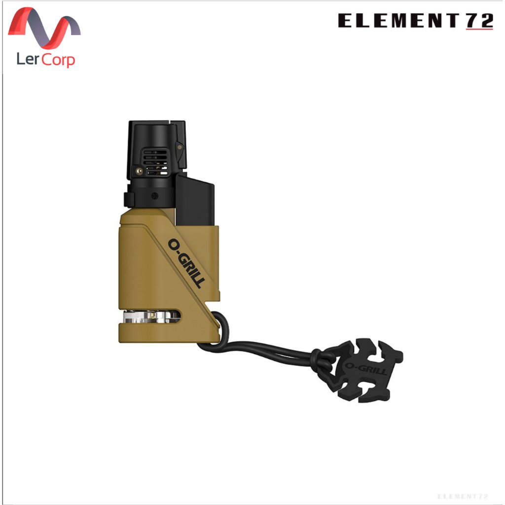(Element72)O'Grill ทอร์ชแก๊สขนาดจิ๋ว รุ่น AT-2058 MICRO TORCH สี KHAKI
