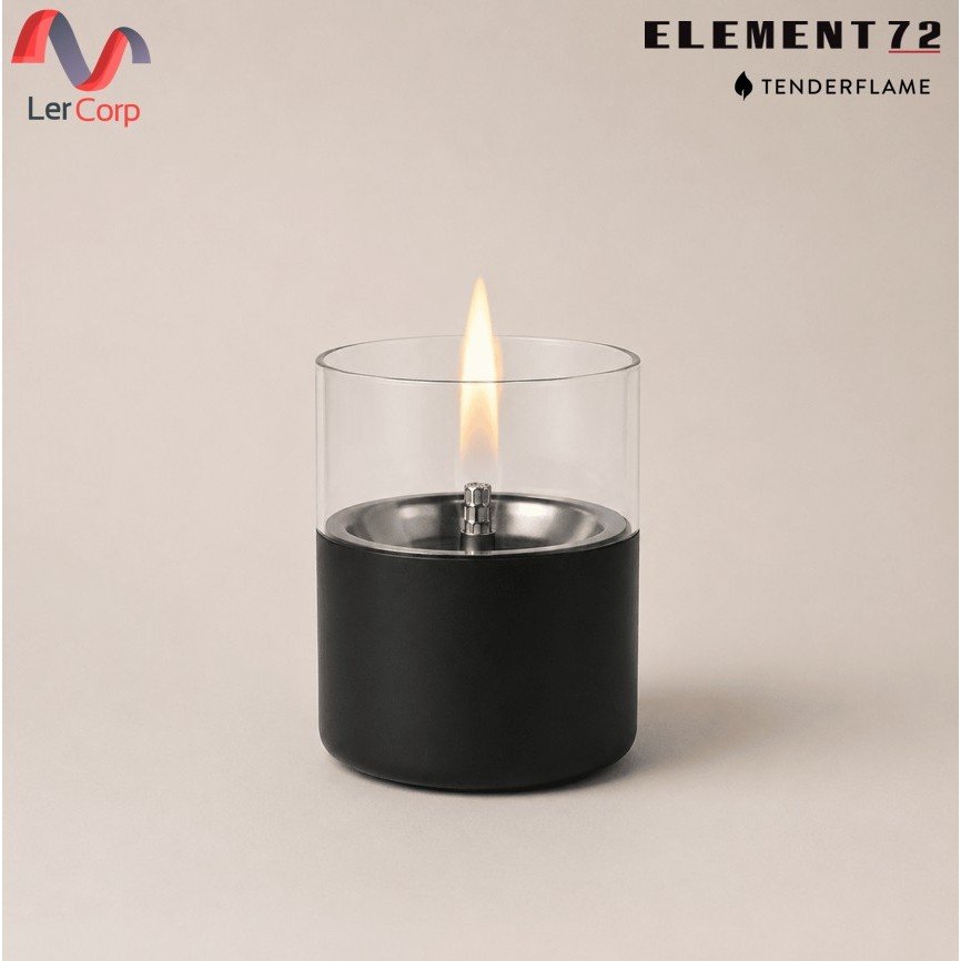 (Element72)TenderFlame เตาไฟตั้งโต๊ะ รุ่น LILLY 10 สี BLACK