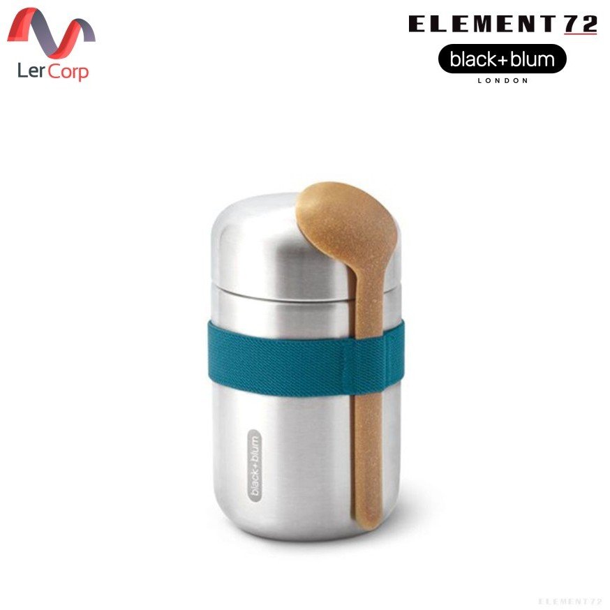 (Element72)BLACK + BLUM กระติกอาหารสุญญากาศ รุ่น FOOD FLASK 400 ML สี OCEAN