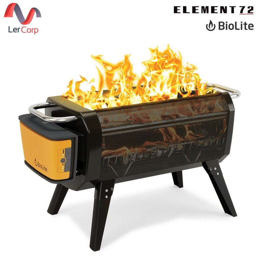 (Element72)BIOLITE เตาไฟแคมป์ปิ้งไร้ควัน พร้อมตะแกรงย่าง รุ่น FIREPIT+