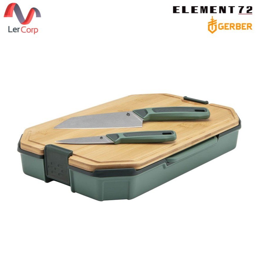 (Element72)GERBER ชุดเขียงพร้อมมีด 6 ชิ้น รุ่น COMPLEAT CUTTING BOARD SET